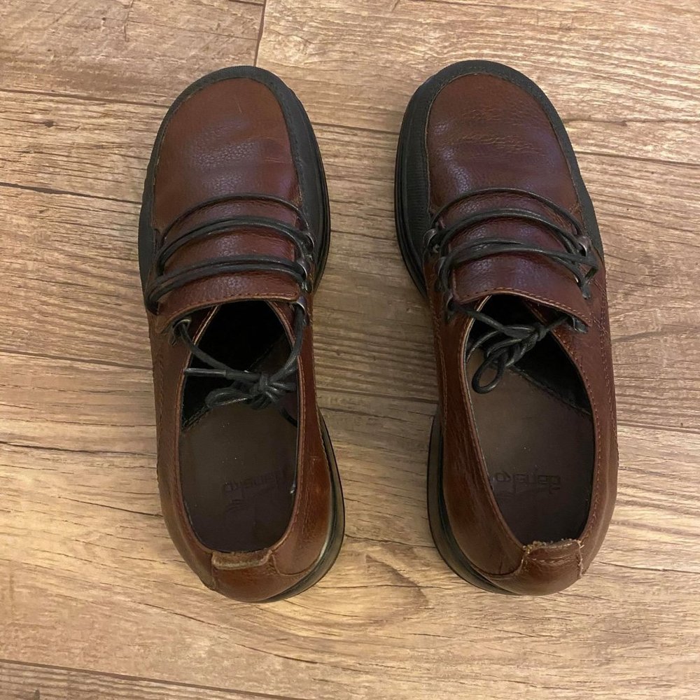 dansko lace up clogs